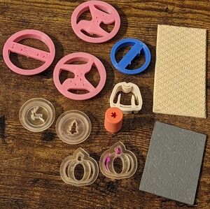 Clay Earring Making Cutters Bundle Set